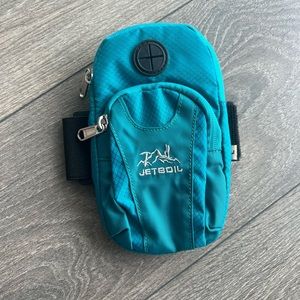 Jetboil - teal two pocket running arm pouch